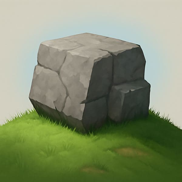 Sample Anki card: roca · roccia