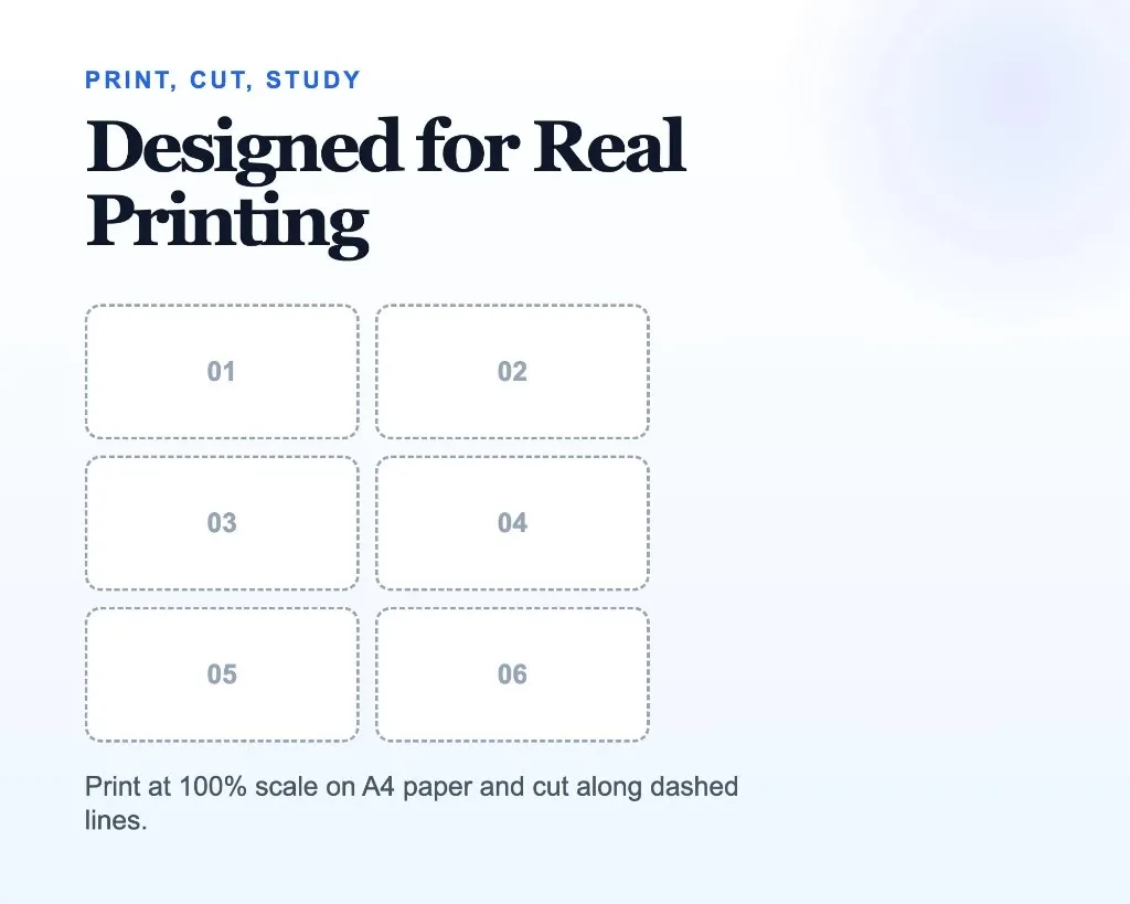 PDF preview: How do you print the cards at home?