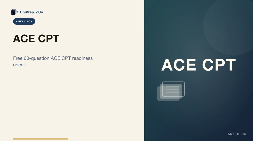 ACE CPT Practice Test Anki cover