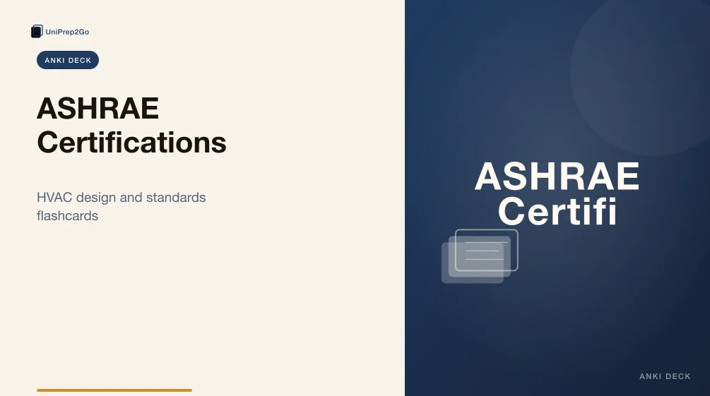 ASHRAE Certs product preview