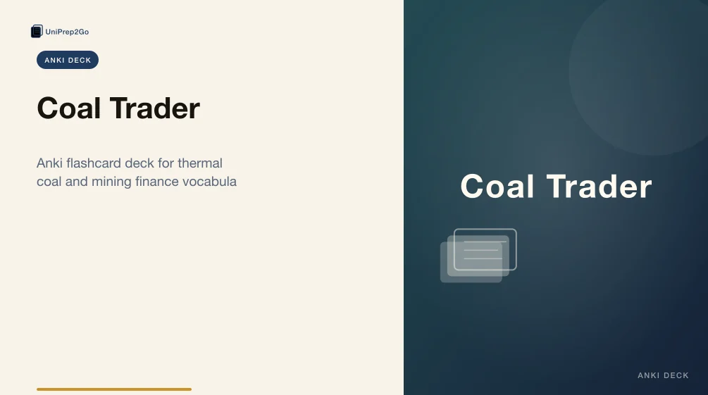 Coal Trader product preview