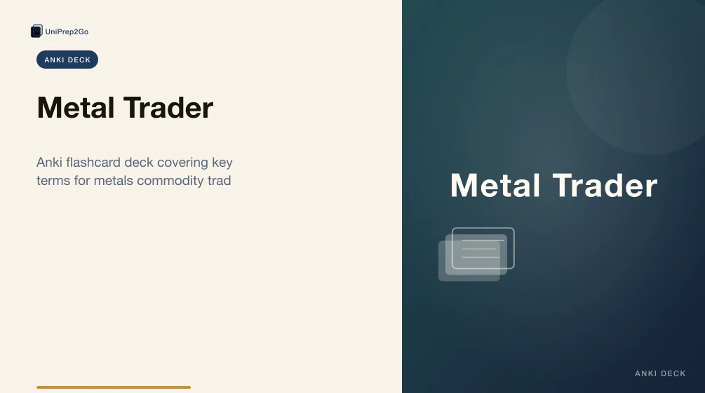 Metal Trader product preview