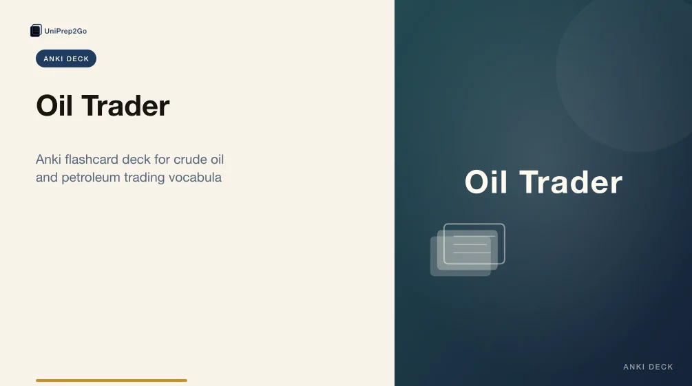 Oil Trader product preview