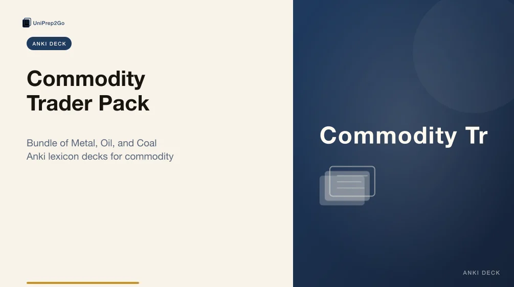 Commodity Trader Pack product preview