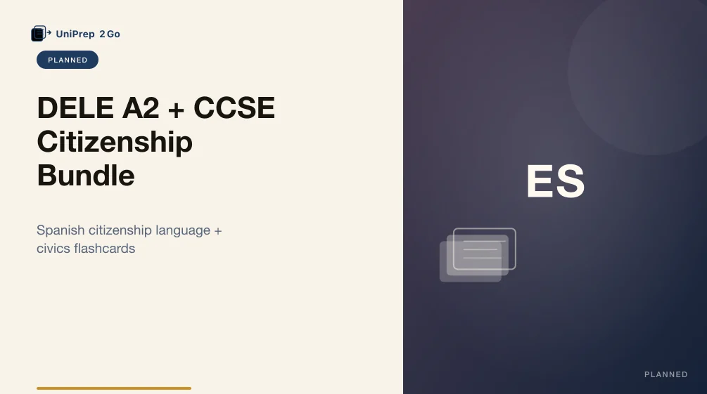 CCSE practice test Anki cover
