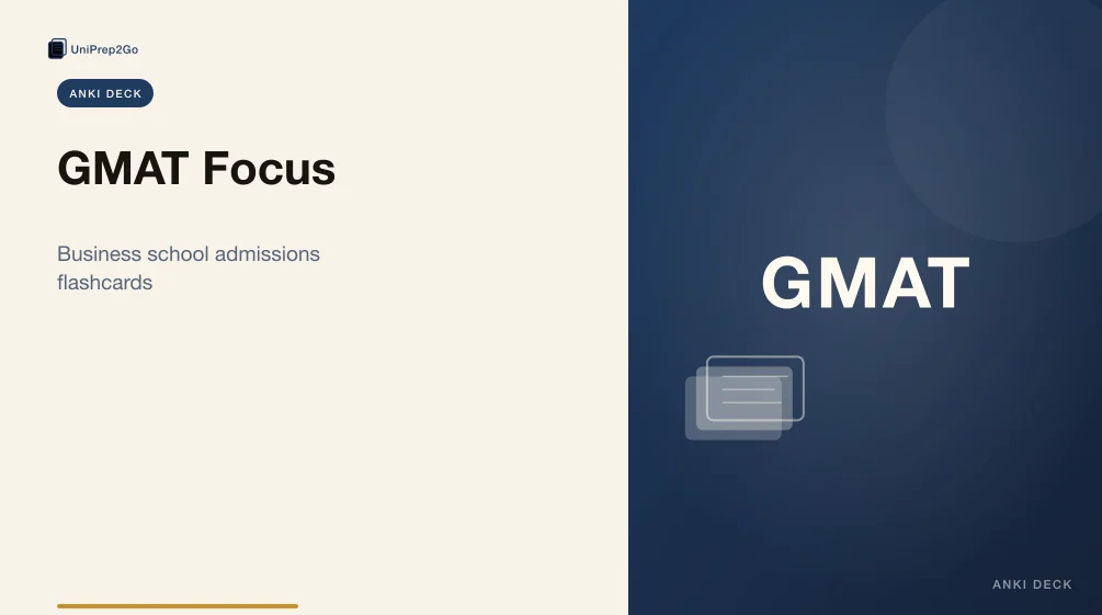 GMAT Focus product preview