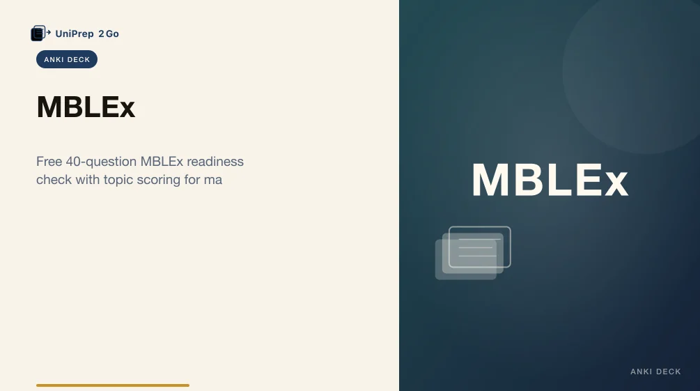 MBLEx Practice Test Anki cover