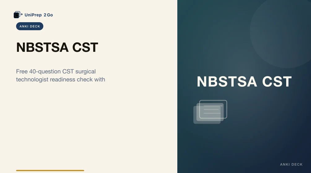 NBSTSA CST Practice Test Anki cover