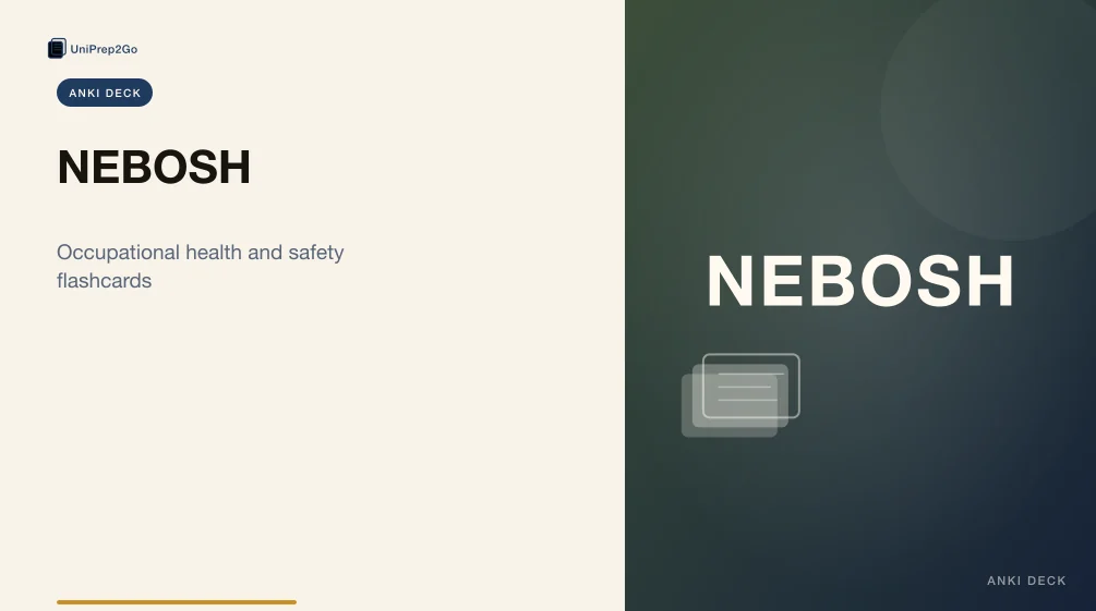 NEBOSH IGC product preview