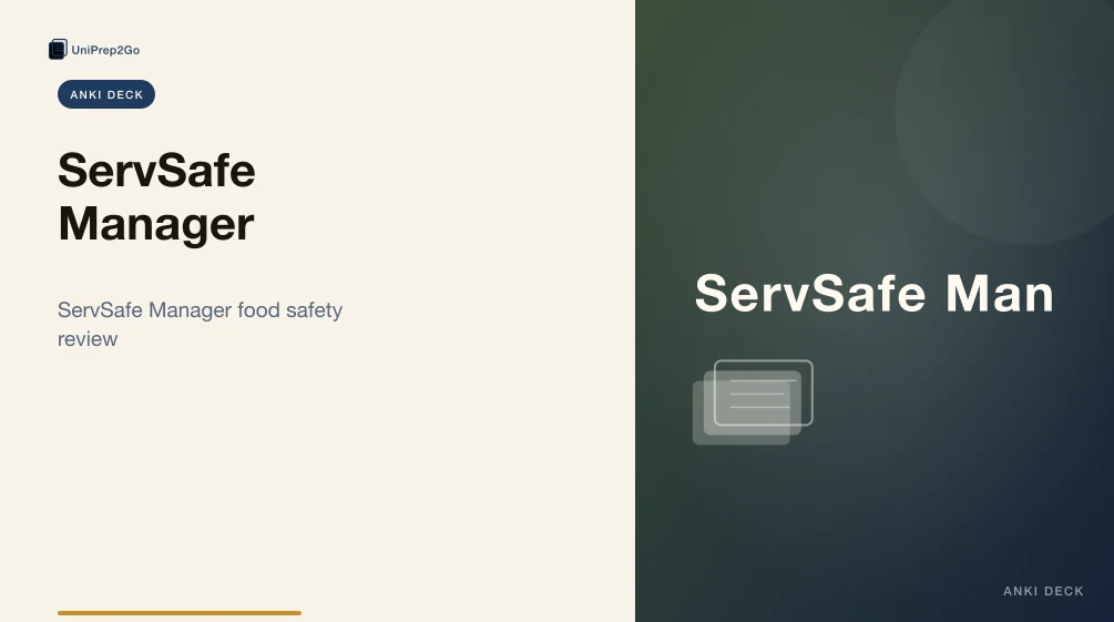 ServSafe Manager product preview