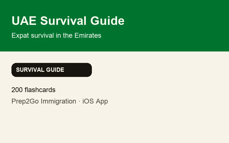 UAE Survival Guide product preview